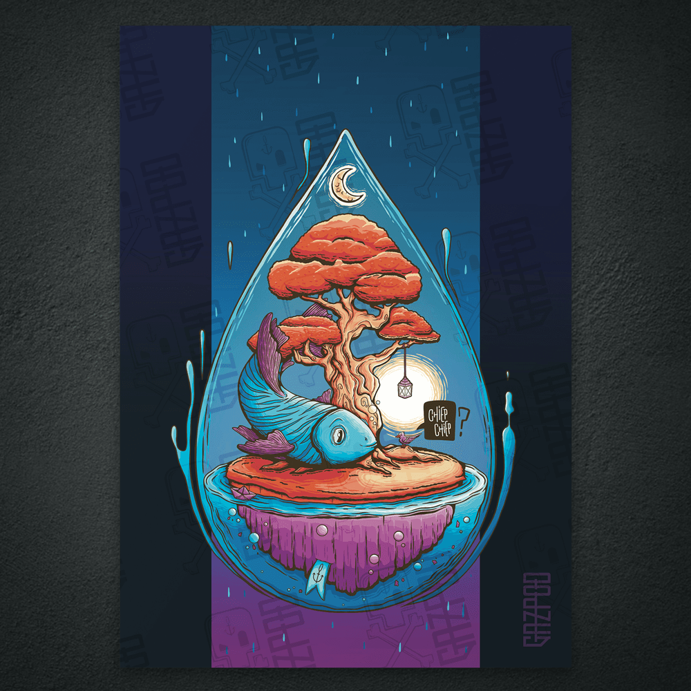 Raindropworlds - The Fish and the Bird