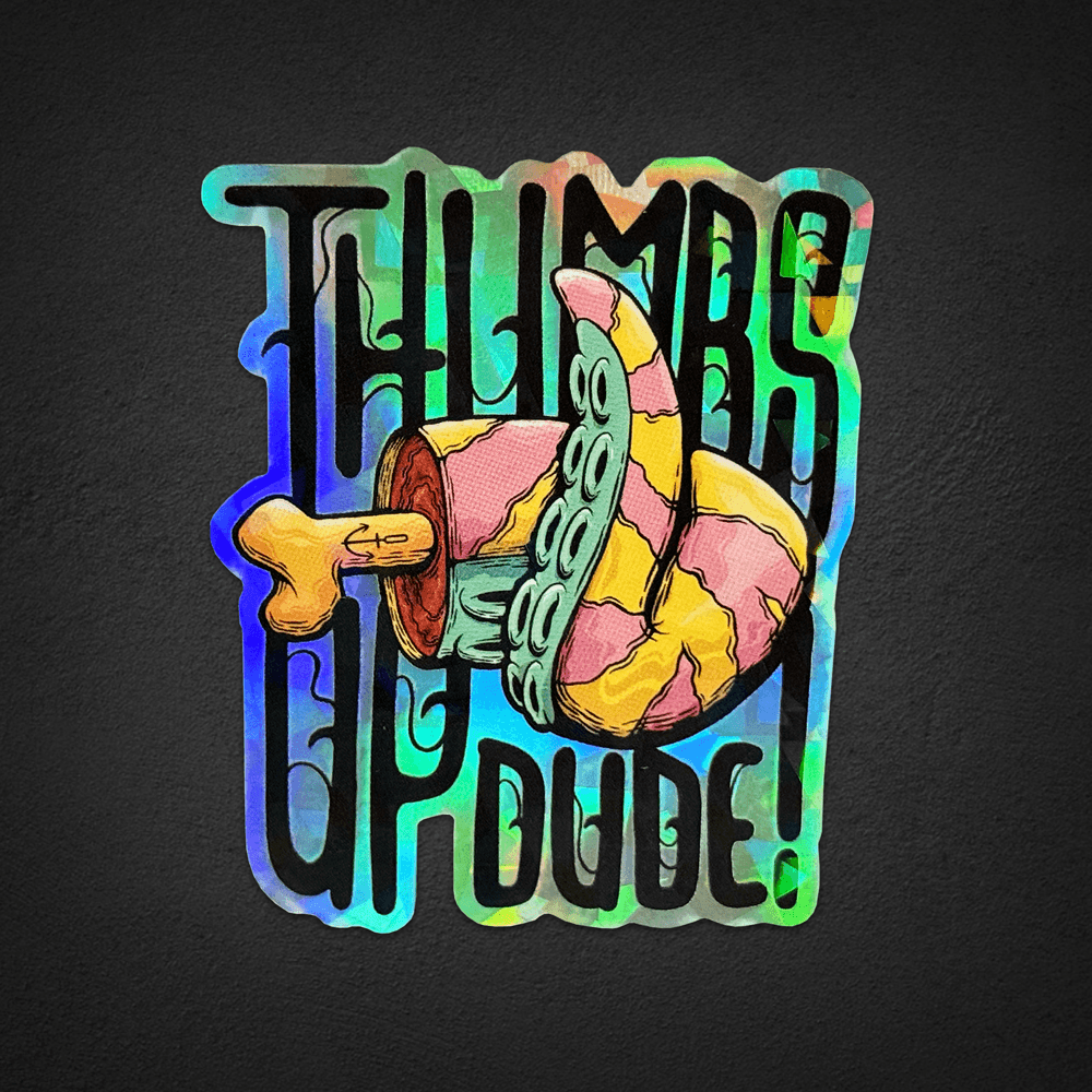 Sticker - Thumbs up, Dude!